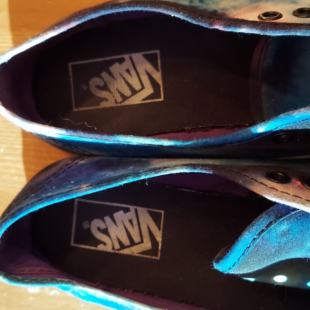 SOLD Galaxy Space Vans! Sz 8 women low top sneakers guc some scuffs adorable! - Picture 8 of 10